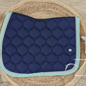 Tapis Azhary Mixte marine/vert d'eau