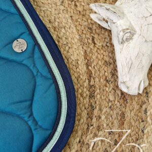Tapis Azhary Mixte bleu canard/marine