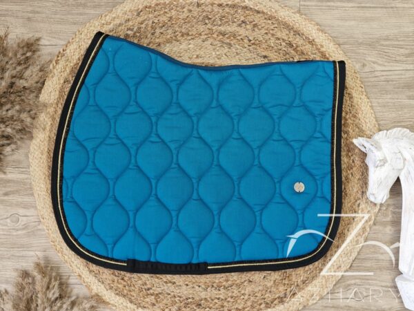 Tapis Azhary Mixte bleu canard/noir