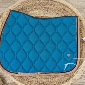 Tapis Azhary Mixte Bleu canard/noisette