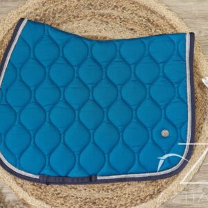Tapis azhary Mixte bleu canard/gris foncé